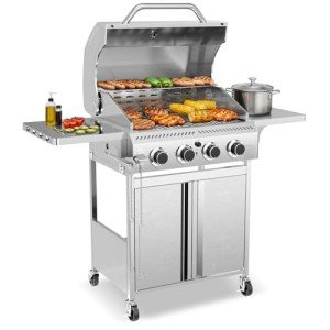 WAA 4-Burner Portable Gas BBQ Grill