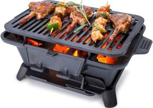 Portable Mini Charcoal Hibachi Grill for Outdoors