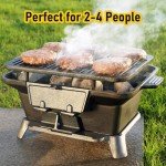 Portable Mini Charcoal Hibachi Grill for Outdoors