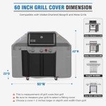 Kingly 60-Inch Heavy Duty BBQ Grill Cover