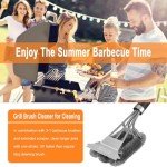 POLIGO 18" Stainless Steel Grill Brush & Scraper