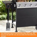 POLIGO 18" Stainless Steel Grill Brush & Scraper