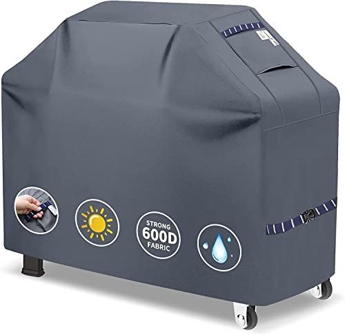 Heavy Duty Waterproof BBQ Grill Cover with Straps