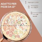 Outsunny Portable Wood-Fired Pizza Oven with Peel