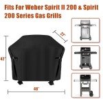 48" Heavy Duty Waterproof BBQ Grill Cover
