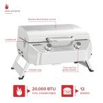 Nexgrill Portable 2-Burner Gas Grill - 20,000 BTUs
