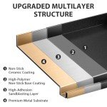 Utheer 25" Nonstick Griddle for Gas & Charcoal Grills