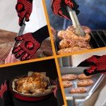 Heat Resistant BBQ Grill Gloves - 1472°F Safe