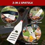 Heavy Duty BBQ Tool Set with Portable Bag