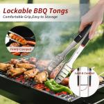 Heavy Duty BBQ Tool Set with Portable Bag