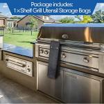 Foldable BBQ Utensil Storage Bag for Camping