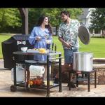 Feasto 3-Shelf Outdoor Grill and Pizza Oven Cart