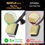 SIMPLETASTE Bristle-Free Grill Brush and Scraper