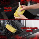 Bristle-Free BBQ Grill Brush with Scraper and Sponges
