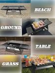 Charmline 14x9 Inch Foldable Charcoal Grill