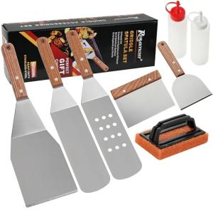 8-Piece Heavy Duty Griddle Accessories Kit