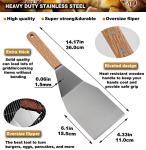 8-Piece Heavy Duty Griddle Accessories Kit