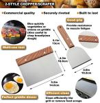 8-Piece Heavy Duty Griddle Accessories Kit