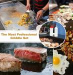8-Piece Heavy Duty Griddle Accessories Kit