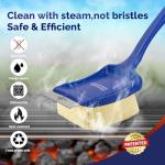 19" Bristle-Free Grill Brush with Replaceable Head
