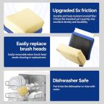 19" Bristle-Free Grill Brush with Replaceable Head