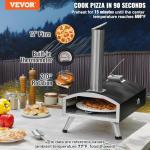 VEVOR 12-Inch Portable Pellet Pizza Oven