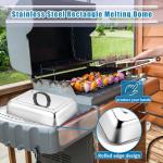 HaSteeL Stainless Steel Basting Cover for Grills