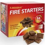 Fire Starter Squares - Odorless, Water-Resistant, BBQ Essential