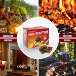 Fire Starter Squares - Odorless, Water-Resistant, BBQ Essential