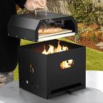 COSTWAY 4-in-1 Outdoor Pizza Oven and Grill