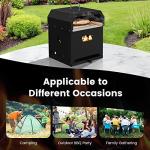 COSTWAY 4-in-1 Outdoor Pizza Oven and Grill