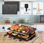 TONZE 2-in-1 Korean BBQ Grill & Electric Griddle
