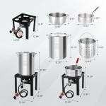 ROVSUN Turkey & Fish Fryer Kit with Burner