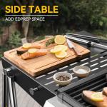Zvivofla 3-Burner Propane BBQ Grill with Side Burner