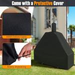 Giantex Wood Fired Outdoor Pizza Oven with Accessories