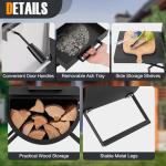 Giantex Wood Fired Outdoor Pizza Oven with Accessories