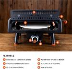 Blackstone 2379 Matte Black Tabletop Pizza Oven