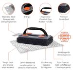 Q-Swiper Grill Cleaner Set: Brush and Wipes