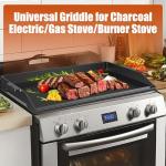 Cast Iron Griddle for Gas Grill and Stovetop