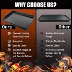 Cast Iron Griddle for Gas Grill and Stovetop