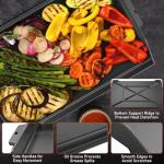 Cast Iron Griddle for Gas Grill and Stovetop