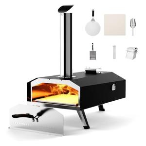 Portable Wood Pellet Pizza Oven for Outdoors