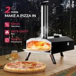 Portable Wood Pellet Pizza Oven for Outdoors