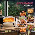 Portable Wood Pellet Pizza Oven for Outdoors