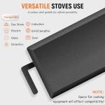 Large Carbon Steel Griddle for Outdoor Grilling