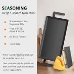 Large Carbon Steel Griddle for Outdoor Grilling