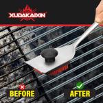 XUDAKAIXIN Dual Grip BBQ Grill Brush and Scraper