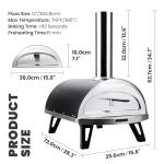 Cartman Portable 12" Wood Fired Pizza Oven Set