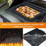Cast Iron Griddle Pan for Gas Grills & Ovens