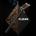 2 Pack 3-in-1 Outdoor Grill Cleaning Brushes